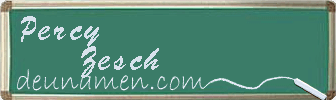 Percy Zesch Visitenkarte